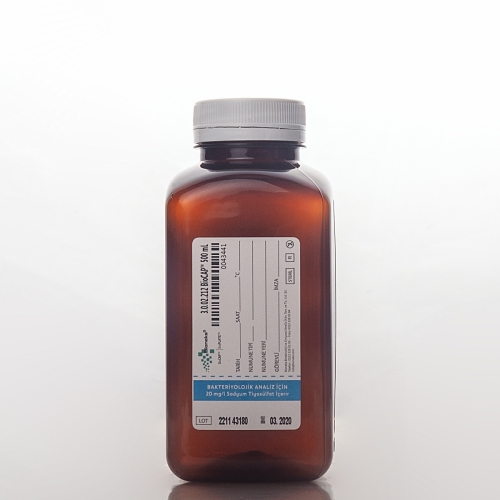 BioCAP™ 500 mL - PET - (20 mg/L NAT) - Amber - Steril R