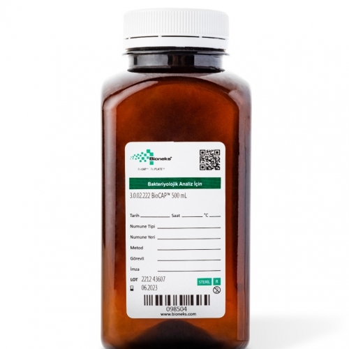 BioCAP™ 500 mL - 48 mm -PET - Amber - Steril R