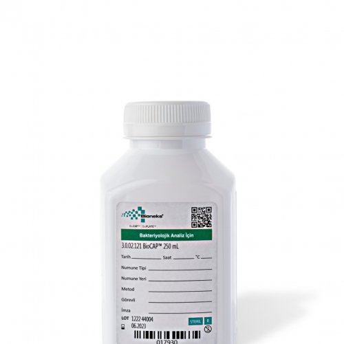 BioCAP™ 250 mL - PET - 38 mm - Beyaz - Steril R